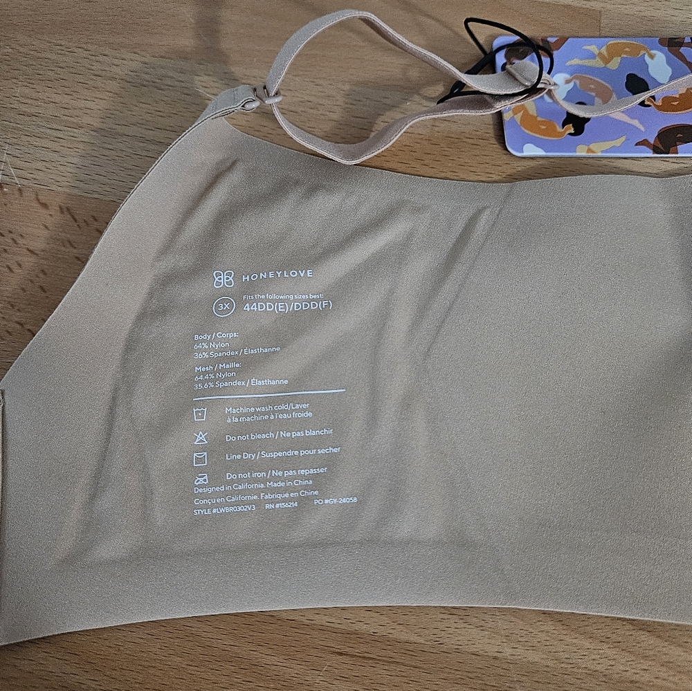 Honeylove Crossover Bra 3X - Picture 4 of 4